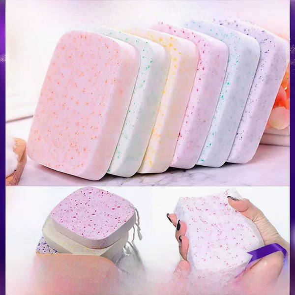 Chenyihe Extra-Large and Thickened Facial Cleansing Sponge, Soft and Delicate, for Cleansing and Makeup Removal, Specialized for Beauty Salons, Wholesale from Manufacturer