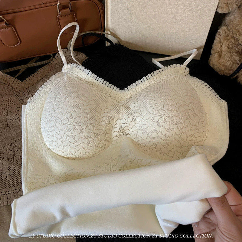 Корейский шлифовальный теплый камзол жилет женский осенний новый бархатный толстый нижний рубашка тощий термобелье