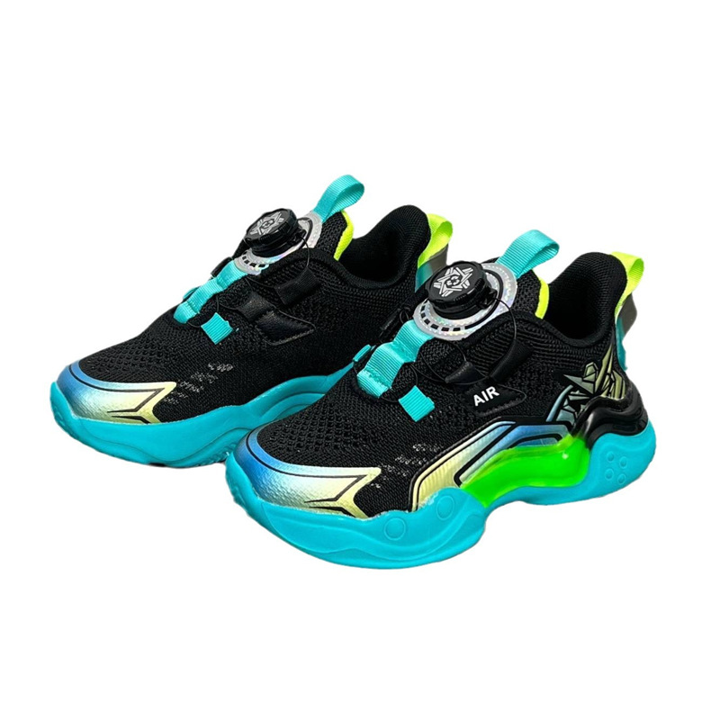 Trendiga andningsbara mesh-basketkängor för barn_voghion.com