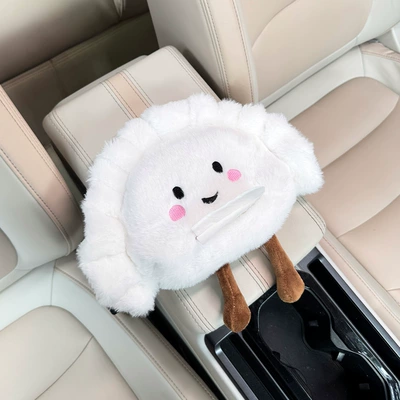 Back, Cartoon Dumpling Tissue — Car tissue box/set