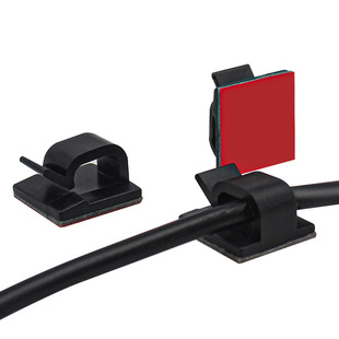 Adhesive Cable Clips Self-Adhesive Wire Organizers for Data Cables, Chassis Power Cables, and Data Center Use