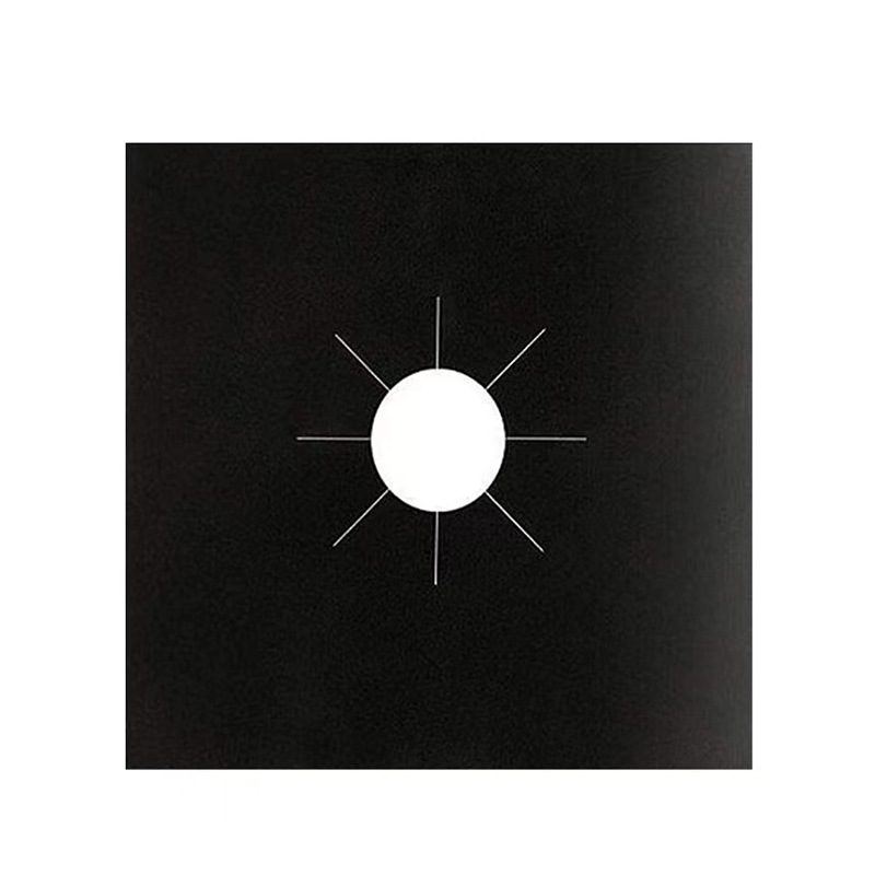 Alfombrilla de estufa de carbón de teflón resistente a altas temperaturas de 0,1mm, a prueba de aceite y a prueba de manchas, mantén de protección de estufa limpia, utensilios de cocina