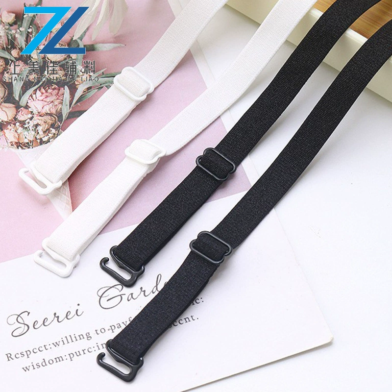 Высокое качество нейлон нижнее белье плечевой черно-белый красный двойной 9 бюстгальтер регулируемые ремни нескользящие ремни нагрудные ремни производителей оптом