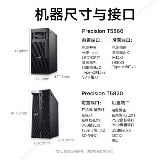 Подходит для Dell Precision T5860 Графическая рабочая станция моделирование дизайнерский компьютер хост настольный