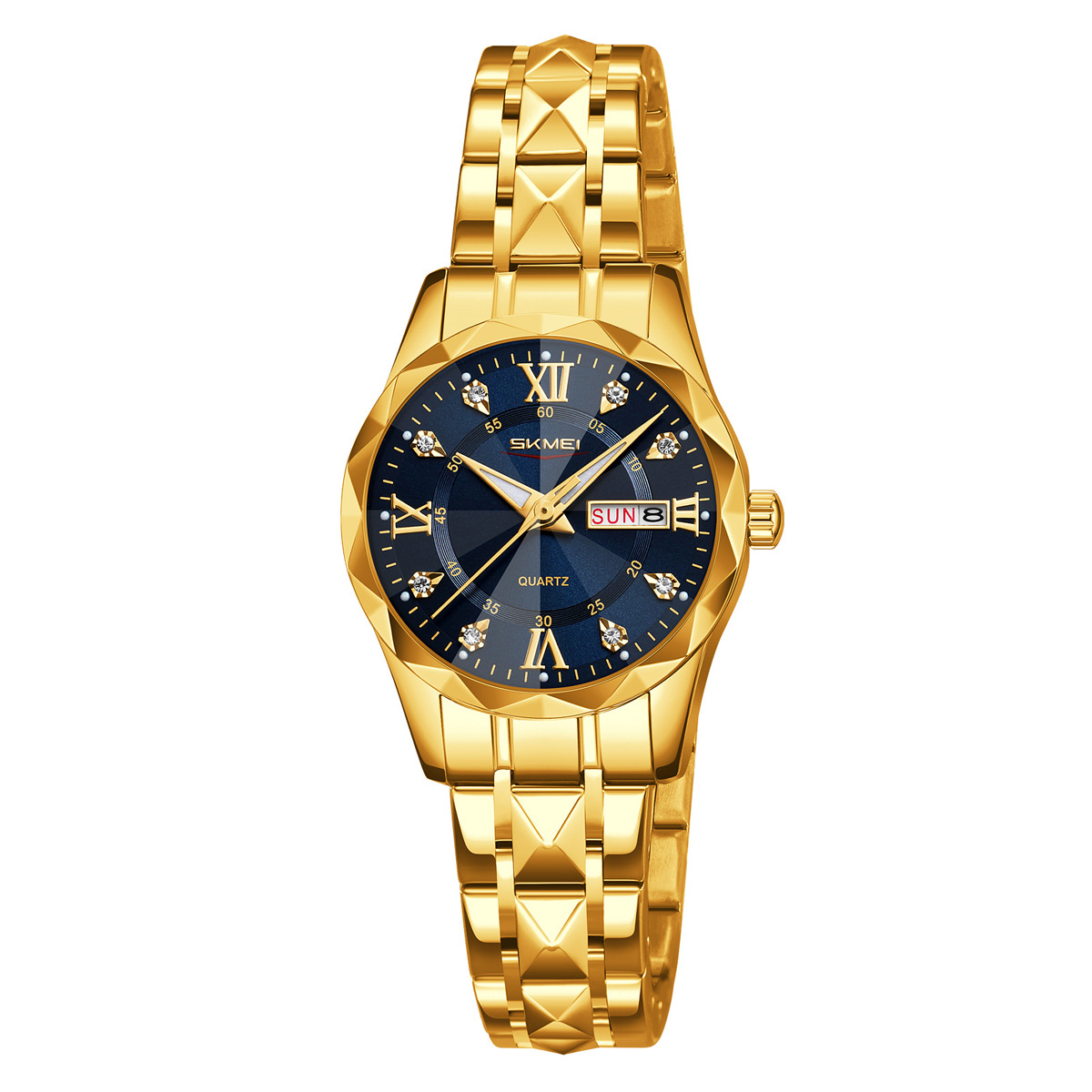 Momento de belleza pareja impermeable reloj calendario de luz nocturna reloj de pulsera transfronterizo caliente reloj de cuarzo fuente de fábrica al por mayor