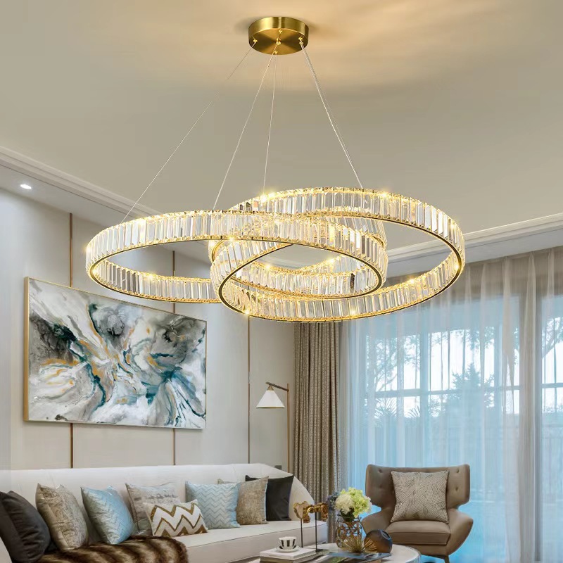 Diseñador de cristal moderno lámpara de arte de comedor candelabro de alta gama diseño de luces de sala de estar simple dormitorio hotel