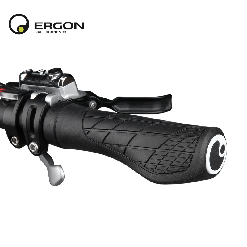 ドイツ ERGON GA3 ヒューマンミートボールグリップマウンテン折りたたみ自転車ロックアップゴム衝撃吸収グリップ