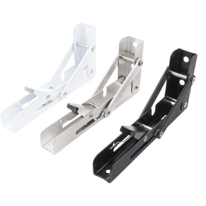 Jinaoding acero inoxidable microondas horno Billy soporte pared triángulo estante partición plegable rack de almacenamiento