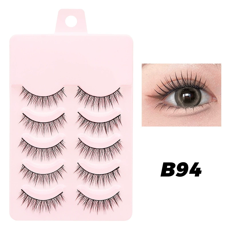 False Eyelashes DINGSEN, 5-Pair Set, Everyday & Cosplay Styles, Assorted Bands