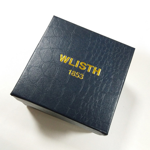 Wholesale exquisite watch packaging box, Tiandi cover watch gift box manufacturer wholesale, hot stamping LOGO