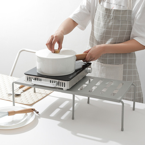 Kitchen storage rack household seasoning storage rack extendable floor multi-purpose shelf plastic spice rack