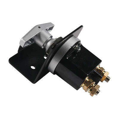 Car modification battery power-off switch 12-24V anti-leakage knob-type battery main switch with copper terminals