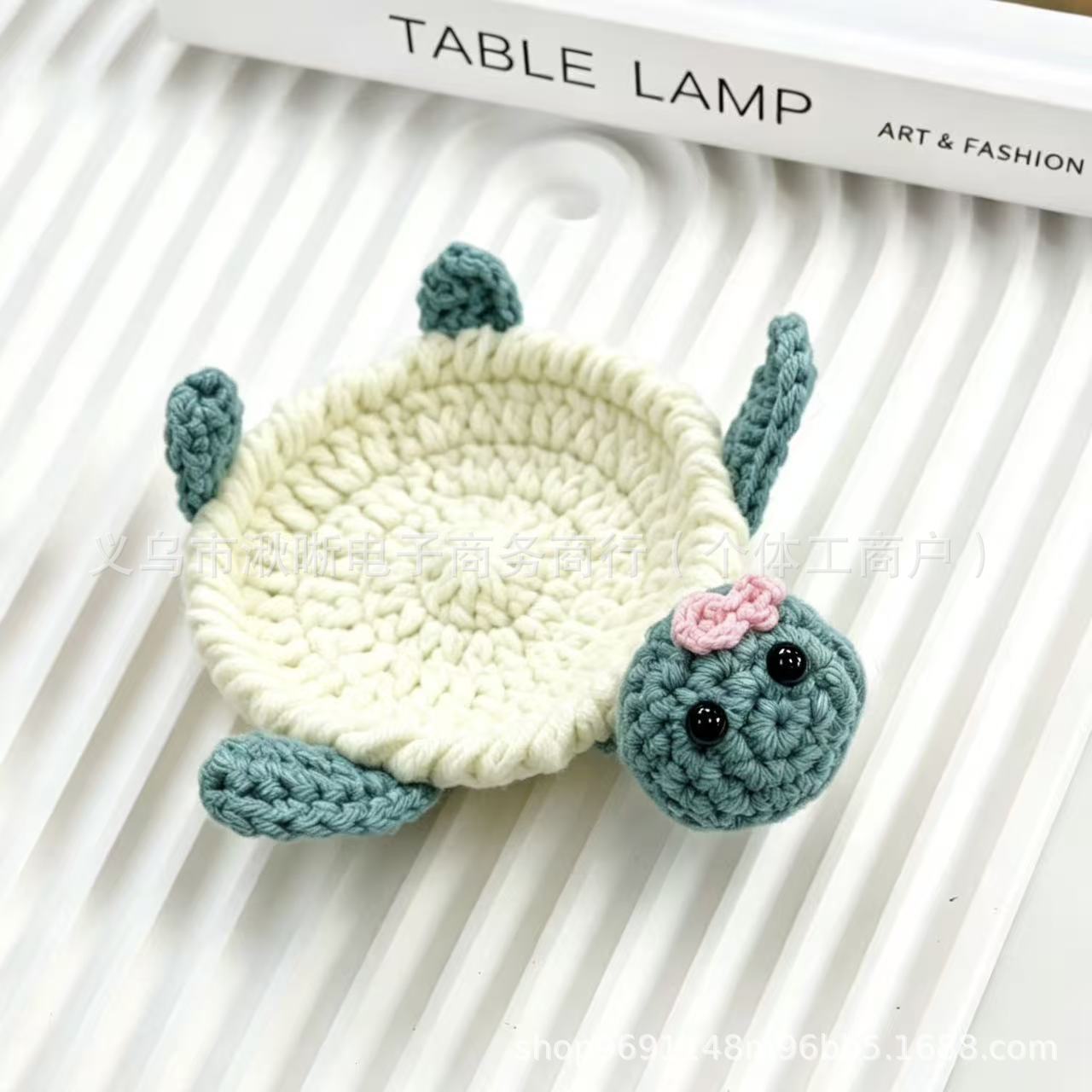 Productos ganchos descomprimidos para cojines de tazas de animales, ardilla, rana, tortuga, aislamiento térmico extraño, cojines de agujas de acoplamiento image 15