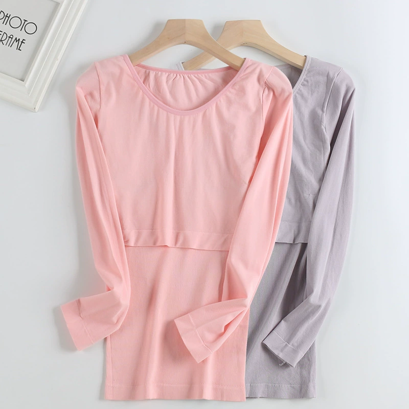 Кормящая осенняя куртка с длинными рукавами послеродовая осенняя одежда осенние брюки набор кормления нижняя рубашка термобелье костюм