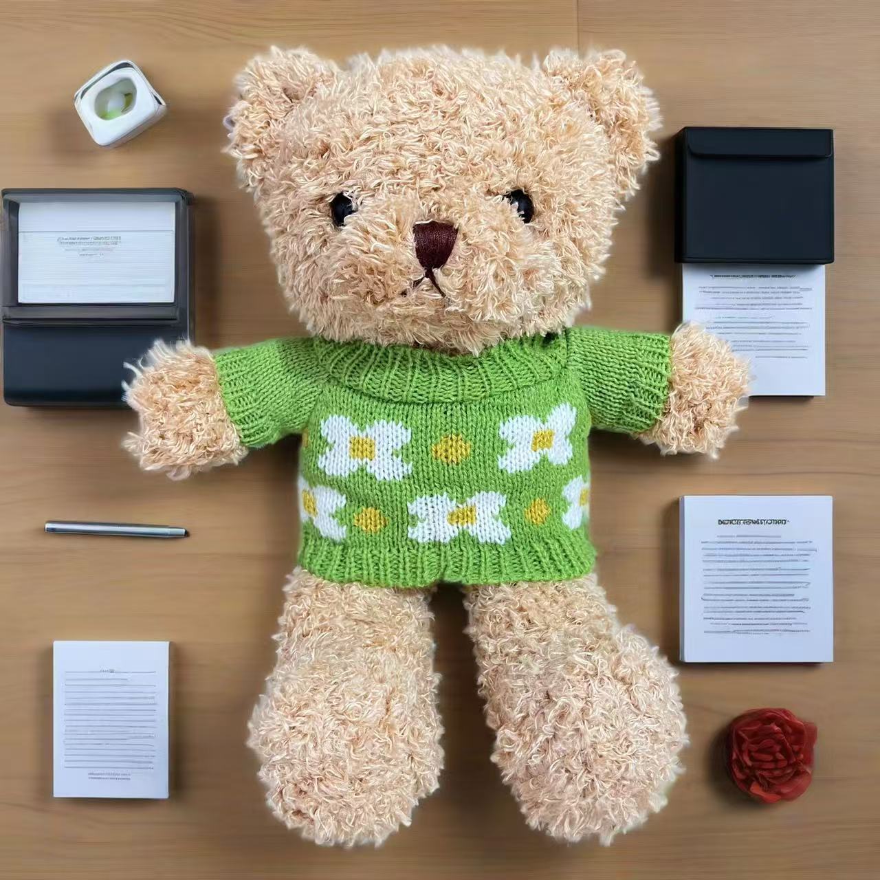 Green flower seaweed bear