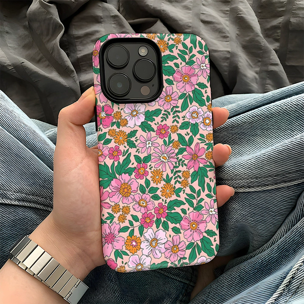 Чехол для телефона Apple, чехол для iPhone 17, с цветочным рисунком, (Контрольно-переговорная торговля), iphone, защита от падения, 16promax