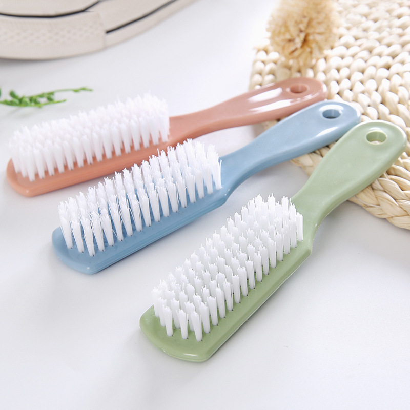 Shoe Brush Hard-Bristled Household Shoe Washing Brush Student Dormitory Cleaning Brush Laundry Brush Multi-Functional Hard-Bristled Shoe Brush Plastic Brush