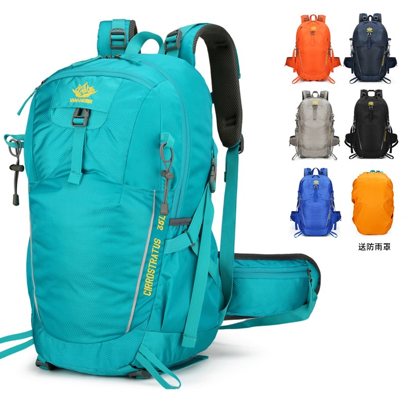 Outdoor Hiking Bag, Camping, Cycling, Travel Backpack, Large-Capacity Hiking Bag, Mountaineering Backpack, Cross-Border Sports Backpack