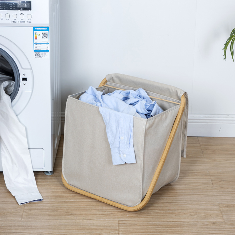 Cesta de ropa sucia de gran capacidad de almacenamiento doméstico baño lavabo ropa sucia cesta de baño ropa sucia