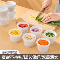 葱姜蒜收纳盒食品级葱花备菜专用分装盒子家用冷冻厨房冰箱保鲜盒