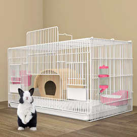 兔子笼子家用室内专用大号荷兰猪豚鼠小兔笼养兔宠物兔窝兔子别墅