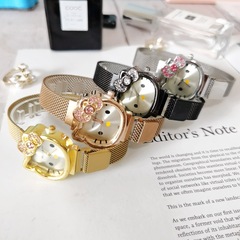 新品兒童女孩卡通女生學生鋼帶手錶跨境速賣通廠家直銷