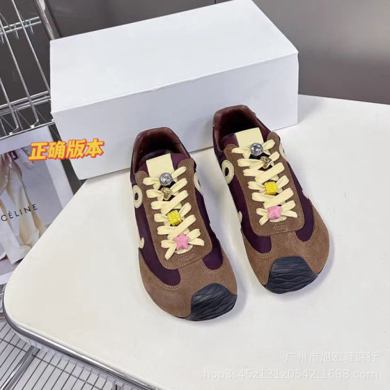 Mini Yang Waffe Training Shoes Men's and Women's 25 New Flat Casual sneaker All-match Lace-up Forrest Gump Shoes