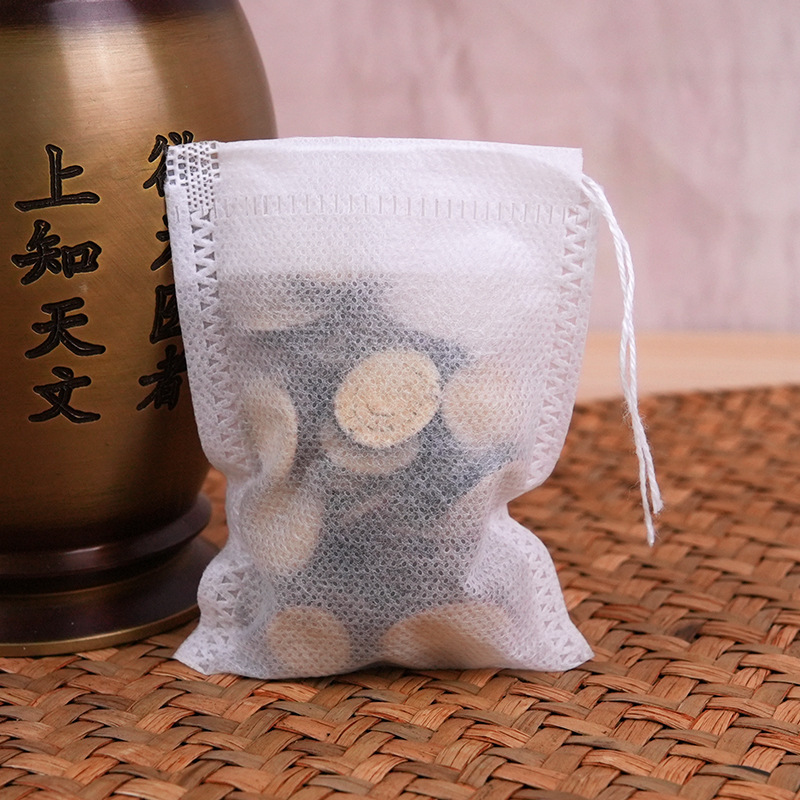 无纺布泡茶袋茶叶过滤袋香料卤料煲汤袋无纺布袋中药袋100个装|undefined
