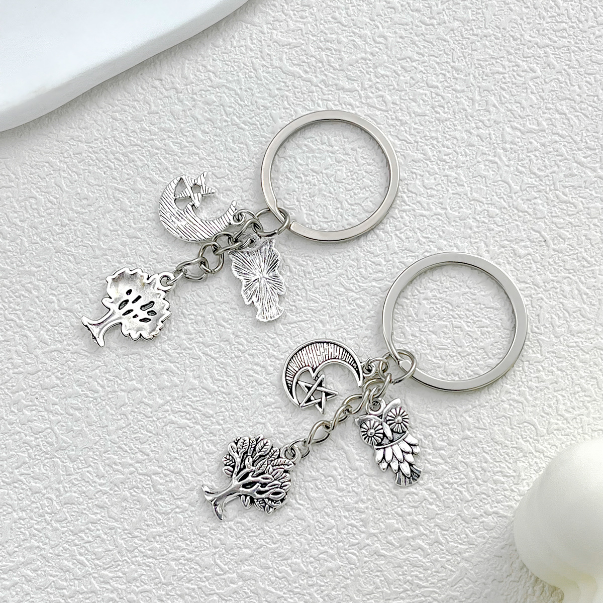 1 Piece Quantity Holiday, Daily Occasion 1 Piece Simple Style Life Tree Alloy Keychain