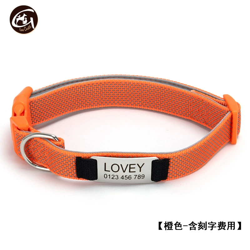 Retroreflective multicoloured nylon soft choker, (Cross-border trading)
