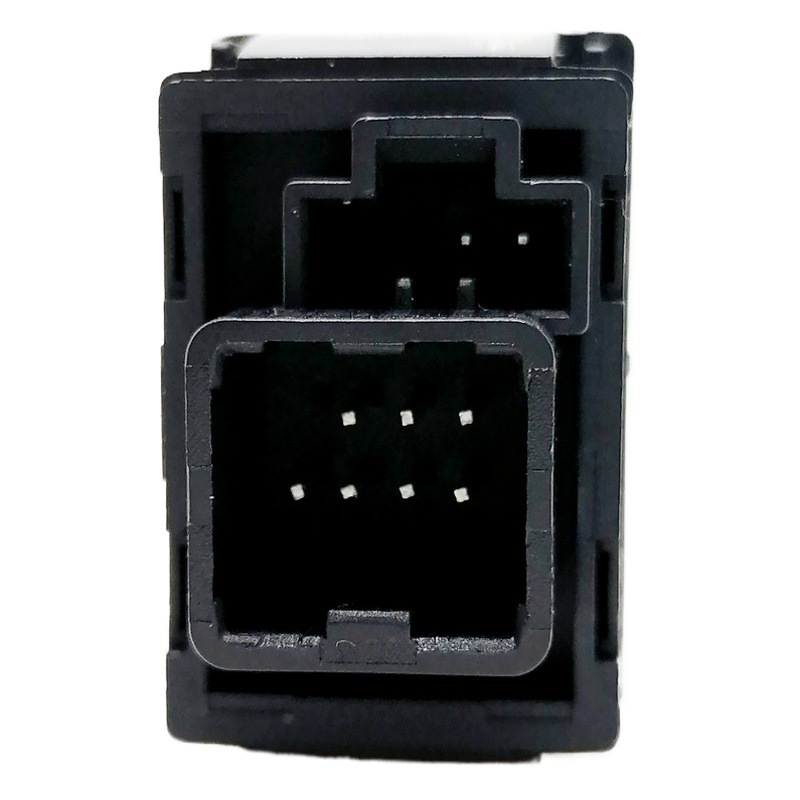 Tiankun Auto nuevo interruptor de doble botón con luz, luz antiniebla, grabador de luz de conducción diurna, modificación de la fuente de alimentación, interruptor doble