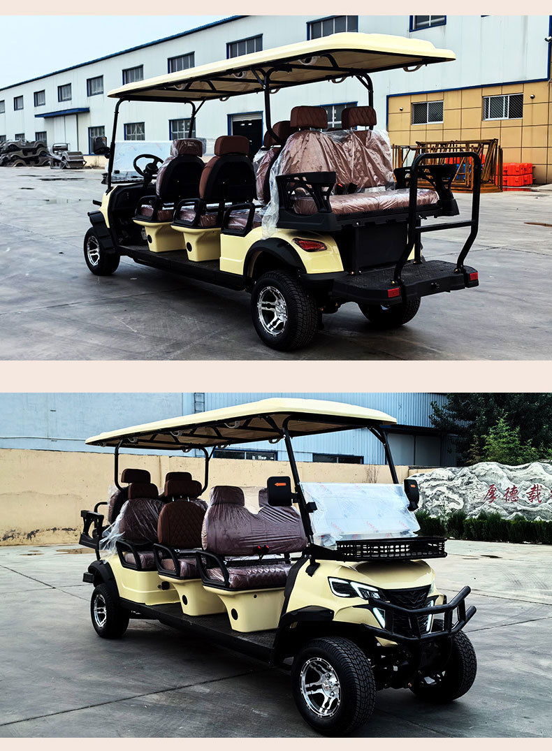 Customized Sales Office Tour Sightseeing Car Foreign Trade Export Electric Golf Cart Wholesale Reception Scenic Spot Sightseeing