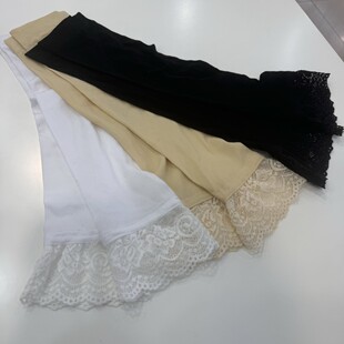 Ice Silk Lace Pure Color Sun Protection Sleeves for Women Driving Arm Sleeves Anti-Uv Ice Sleeves Long Sleeves