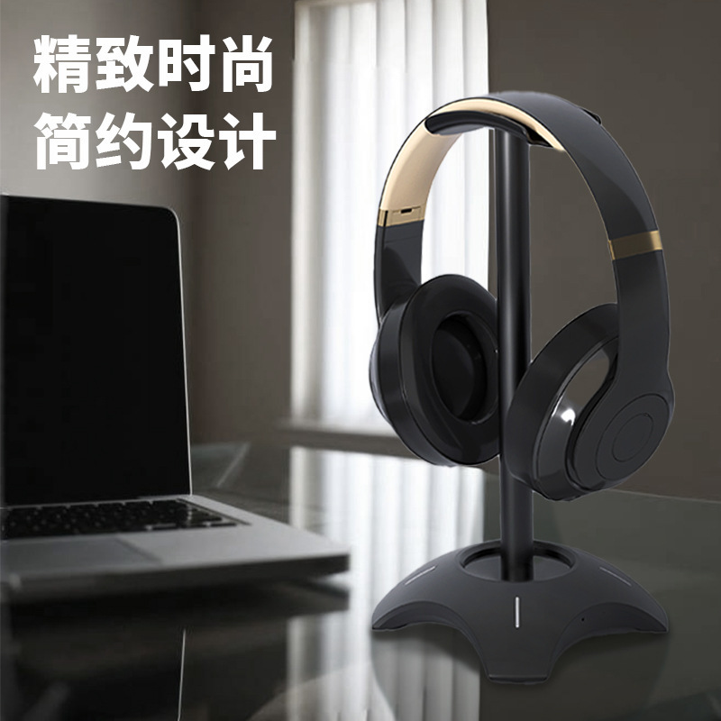 取り外し可能ヘッドセットスタンドデスクトップ収納アルミ合金ヘッドセット展示棚|undefined