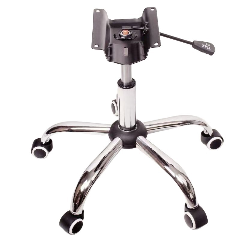 Accesorios de silla giratoria bandeja de soporte varilla de aire varilla de elevación chasis pie base kit rueda pie de cinco estrellas