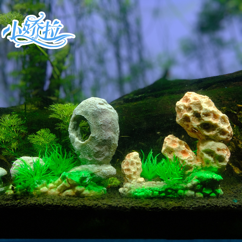 Piedra decorativa jardinería acuario paisaje mesa de arena decoración de paisajismo estilo explosivo transfronterizo simulación jardín rocalla paisajismo