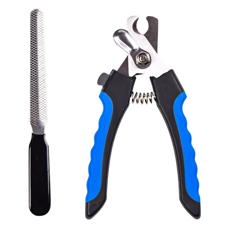 Pet cortaúñas anti-sangre línea de acero inoxidable Big Dog cortaúñas tijeras para mascotas tijeras para perros tijeras para mascotas suministros para mascotas al por mayor