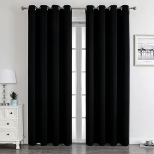 Black silk high precision shading curtains cross-border solid color fabric foreign trade cross-border finished products wholesale curtains physical shading