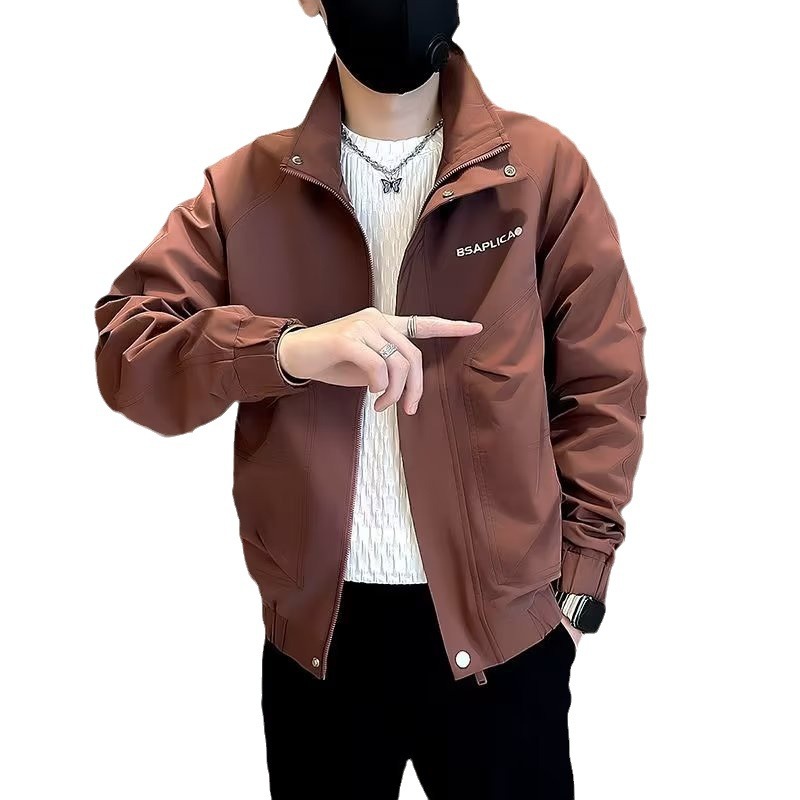 Moda marca pu Shuai ropa de trabajo chaqueta hombres primavera y otoño moda bordado chaqueta 2023 nuevos hombres casual otoño superior