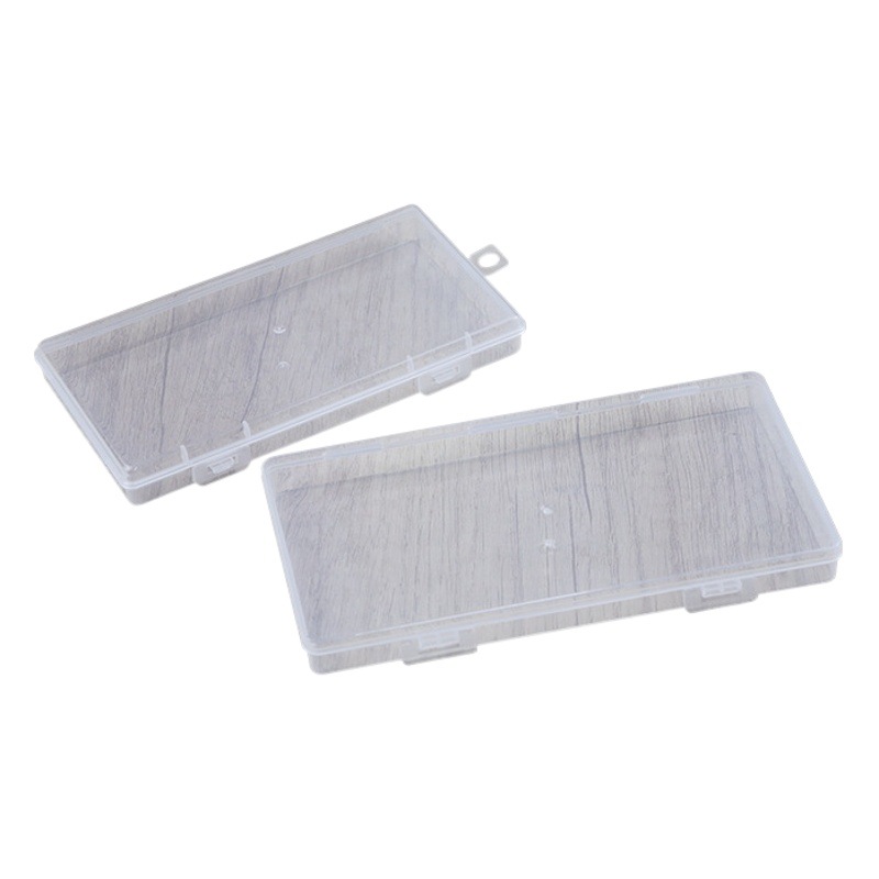 Transparent Pp Plastic Empty Box Fishing Gear Small Hardware Spare Tool Accessories Organizer Box Jewelry Components Card Storage Box