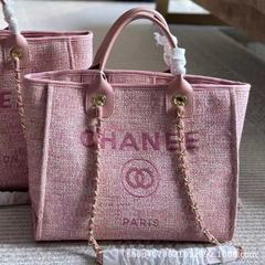 クラシックレタービーチバッグ刺繍リネンキャンバスママバッグショッピングバッグ大容量外国風キャンディーカラー