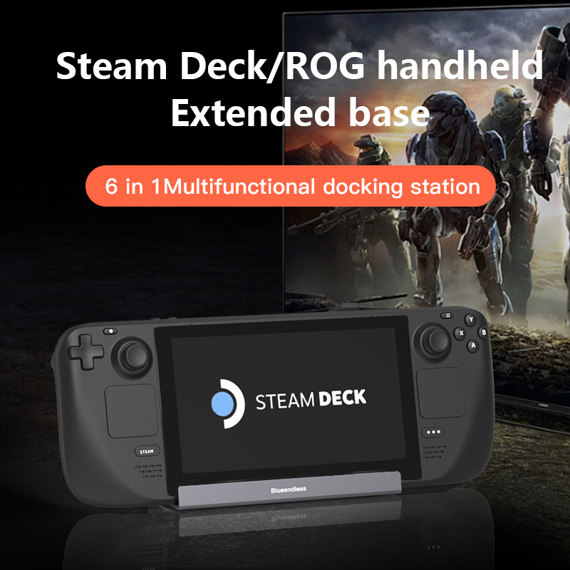 Steam Deck Handheld Console Dock Expansion Dock Gaming Console Expansion Dock Hdmi2.0 Fast Charging Gigabit Network Port Steam Deck Handheld Console Dock Expansion Dock Gaming Console Expansion Dock Hdmi2.0 Fast Charging Gigabit Network Port