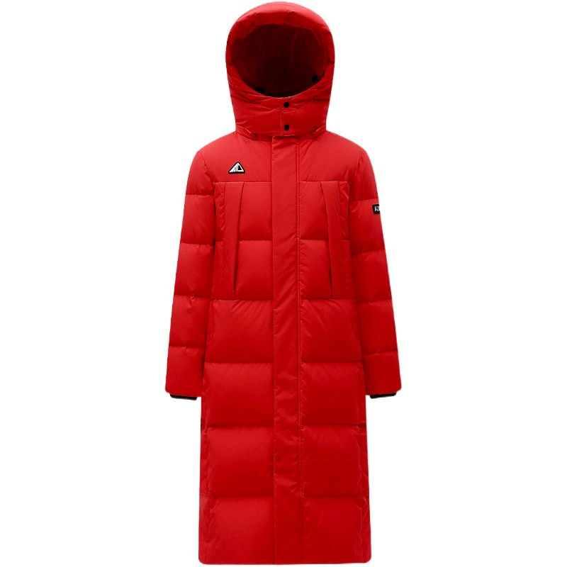 Пуховик Aidanmon для женщин, новая модель 2025 года, 400 г, 90% белый утиный пух, удлиненный, ниже колена, унисекс, зимнее пальто для пар