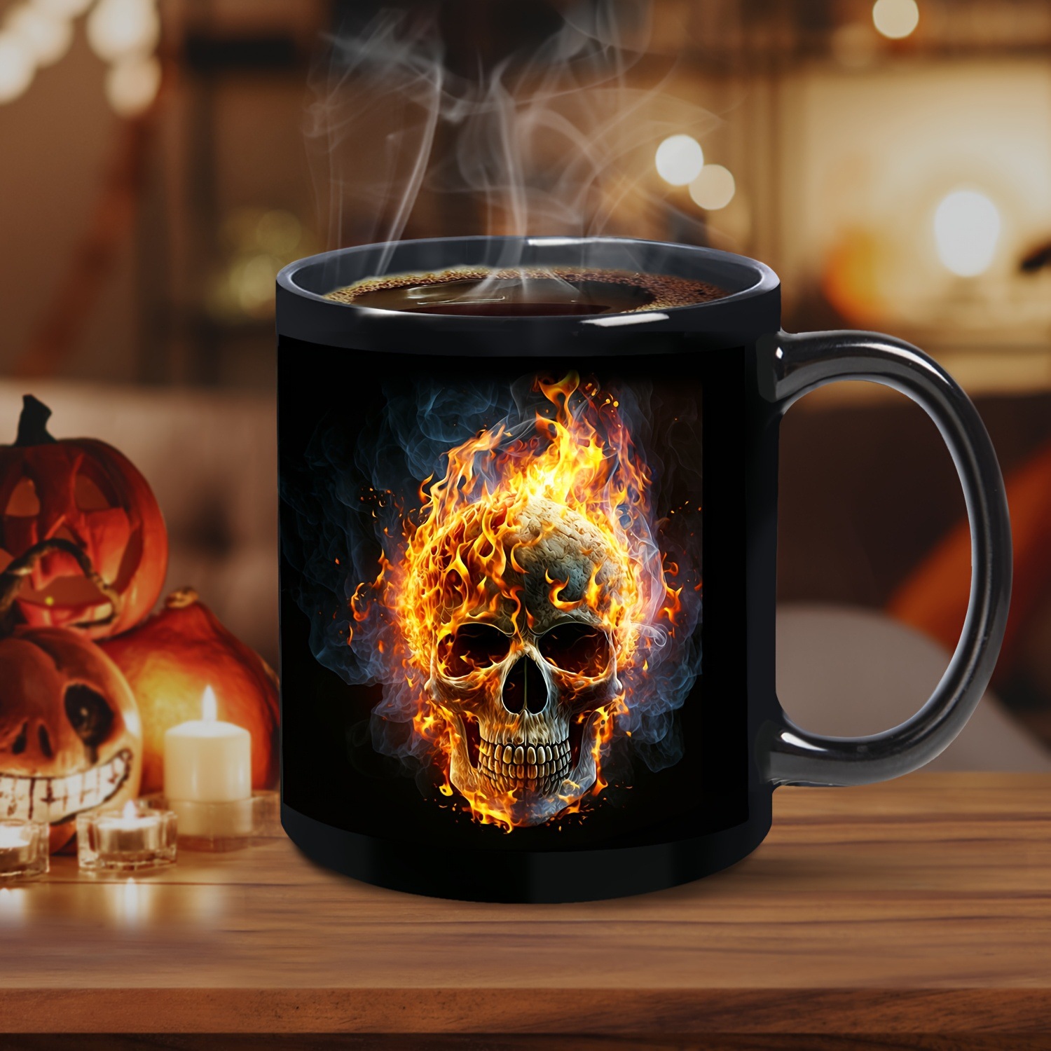 Comercio exterior nuevo cráneo de cerámica ventas calientes taza de café taza de agua regalo image 5