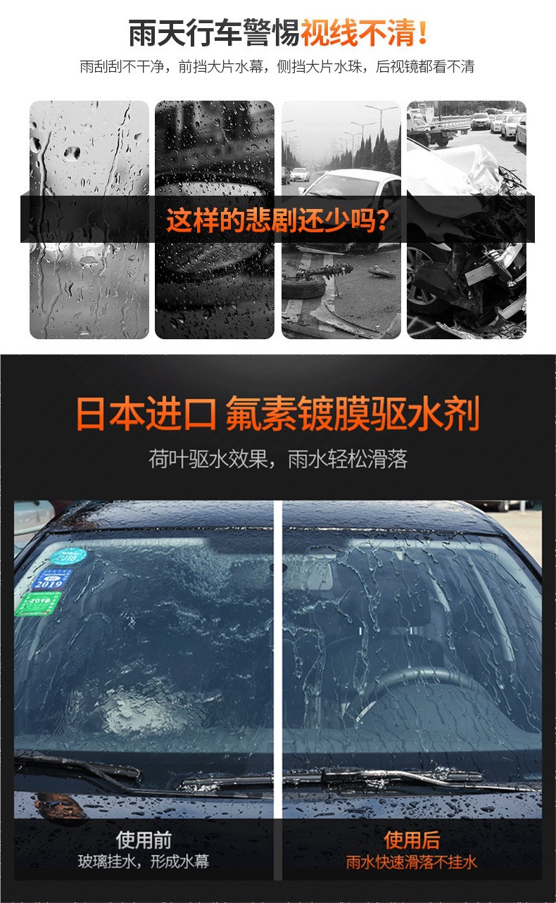 Soft99 Car Oil Film Removal Paste Glass Water Repellent Cleaner Oil Film Cleaner Powerful Car Window Oil Film Remover