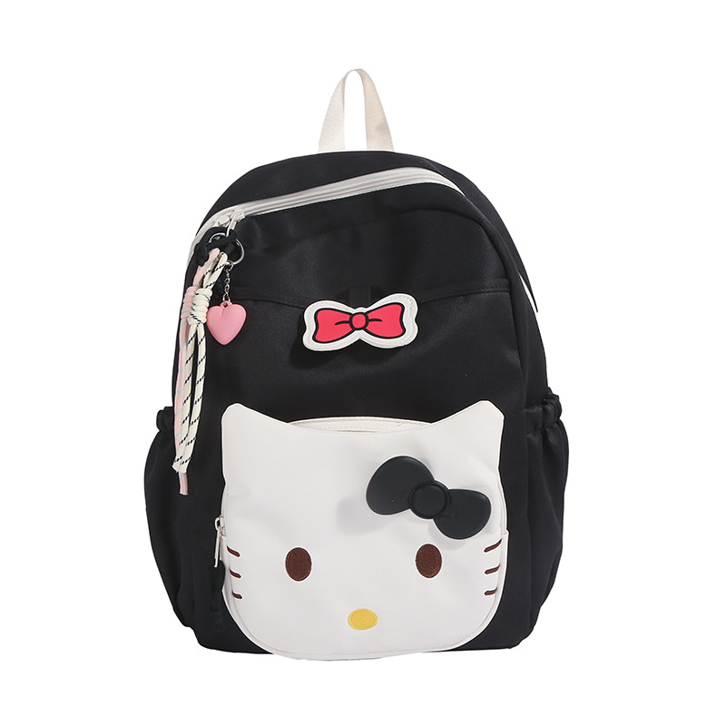Nueva mochila de dibujos animados lindo, simple y casual, mochila para estudiantes universitarios de secundaria y preparatoria, viaje de gran capacidad