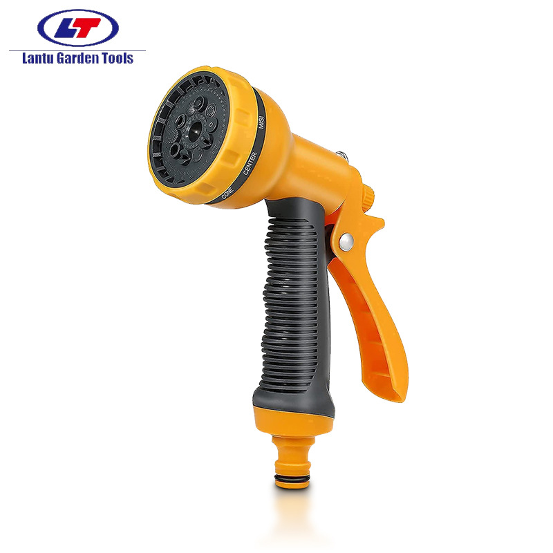 亚马逊专供 十功能喷头 园林浇花洗车浇灌冲洗 ABS多功能水枪