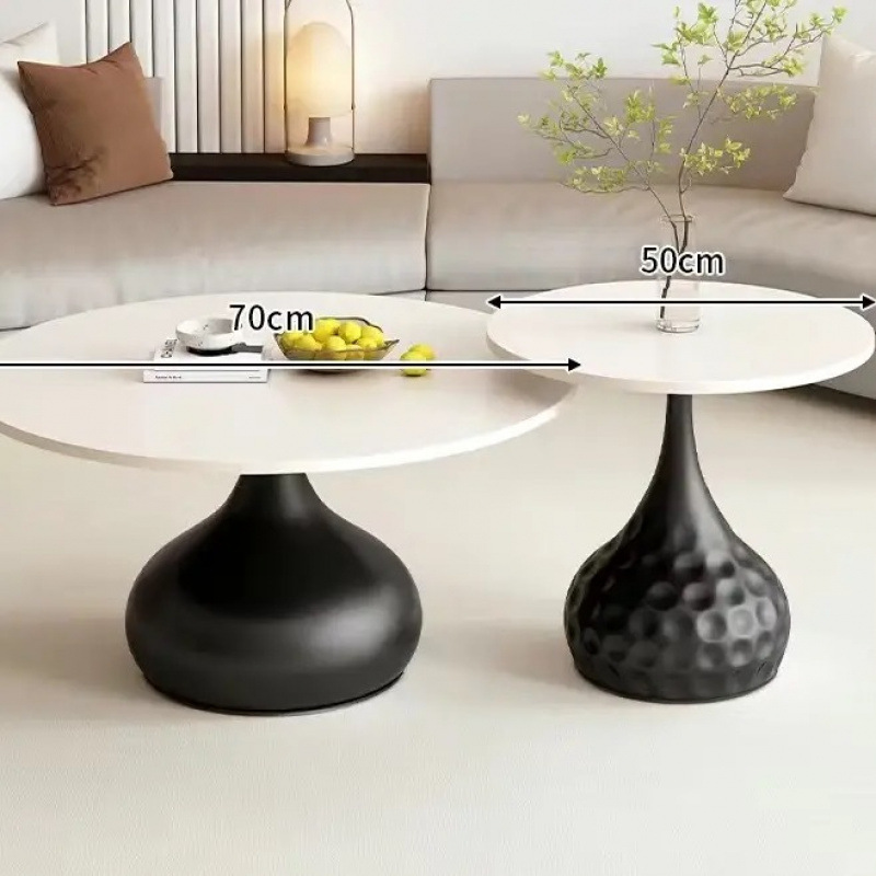 순수한 흰색 데스크탑 50-60+ 검정색 탄소강 베이스