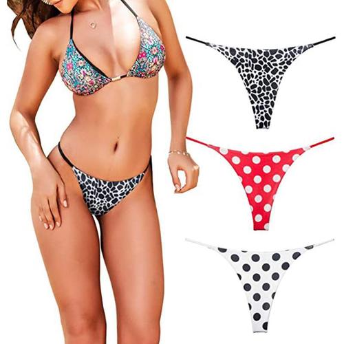 European and American foreign trade seamless women's sexy underwear panties low-waist sports fitness thong women's double-layer thin strap t-pants