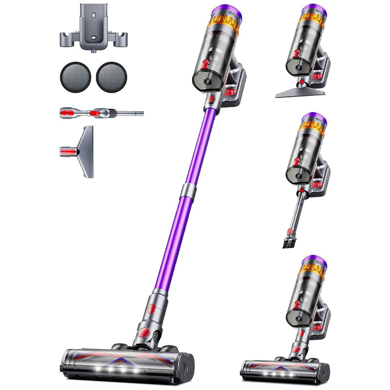 Cross-border household vacuum cleaner with strong suction for powerful dust removal, specialized for floors and carpets, multifunctional wireless handheld vacuum cleaner Cross-border household vacuum cleaner with strong suction for powerful dust removal, specialized for floors and carpets, multifunctional wireless handheld vacuum cleaner